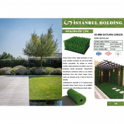 Suni Çim Halılar / 40mm Saturn Green