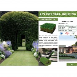 Suni Çim Halılar / 40mm Saturn